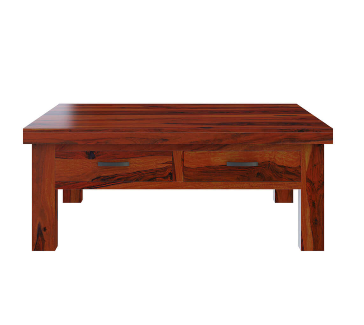 Amrita Sheesham Solid Wood Square Coffee Table
