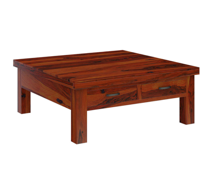 Amrita Sheesham Solid Wood Square Coffee Table