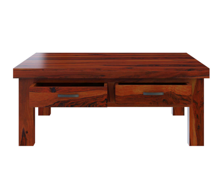Amrita Sheesham Solid Wood Square Coffee Table