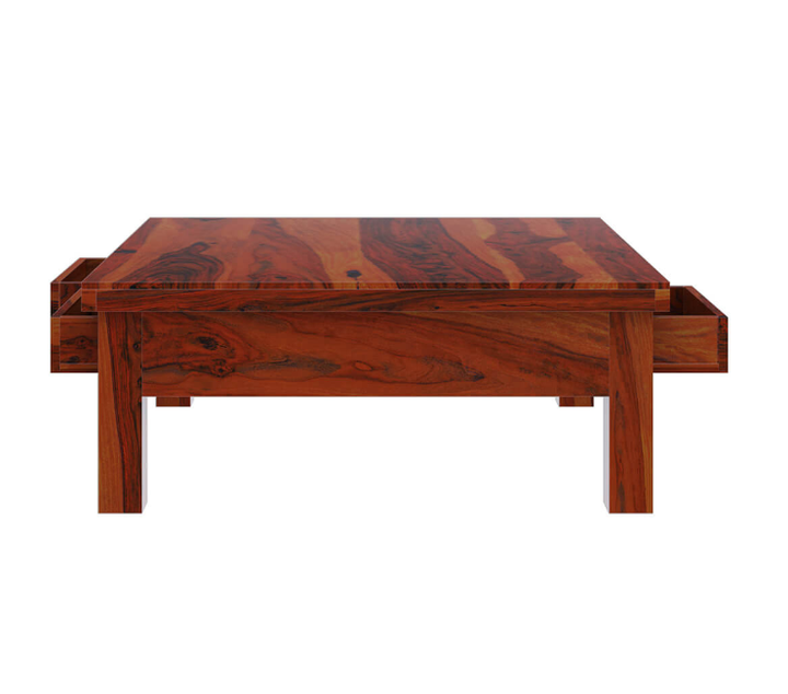Amrita Sheesham Solid Wood Square Coffee Table