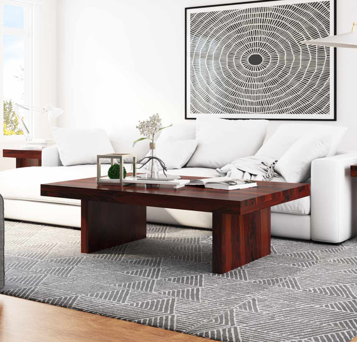 Garima Solid Wood Coffee Table For Living Room