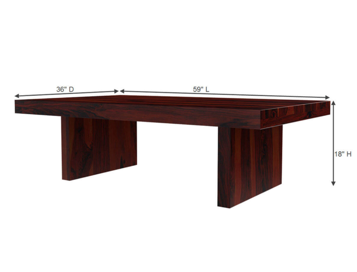 Garima Solid Wood Coffee Table For Living Room