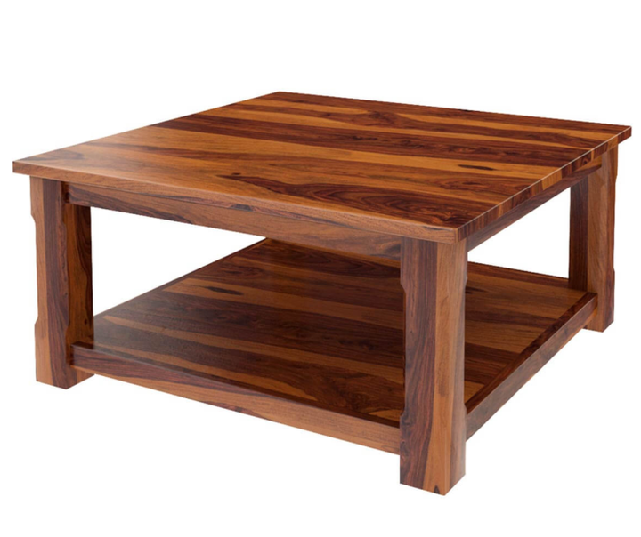 Isha Solid Wood Coffee Table For Living Room
