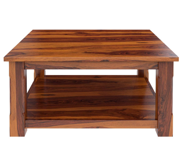 Isha Solid Wood Coffee Table For Living Room