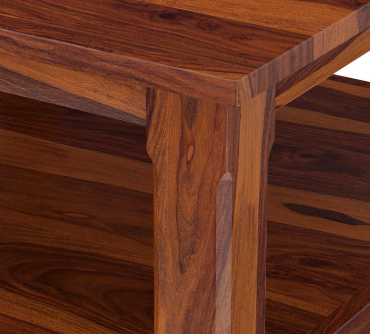 Isha Solid Wood Coffee Table For Living Room