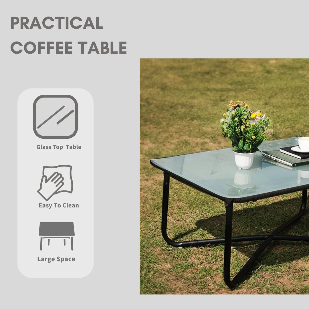 Ishira Outdoor 5 Seater Rope Conversation Sofa Set