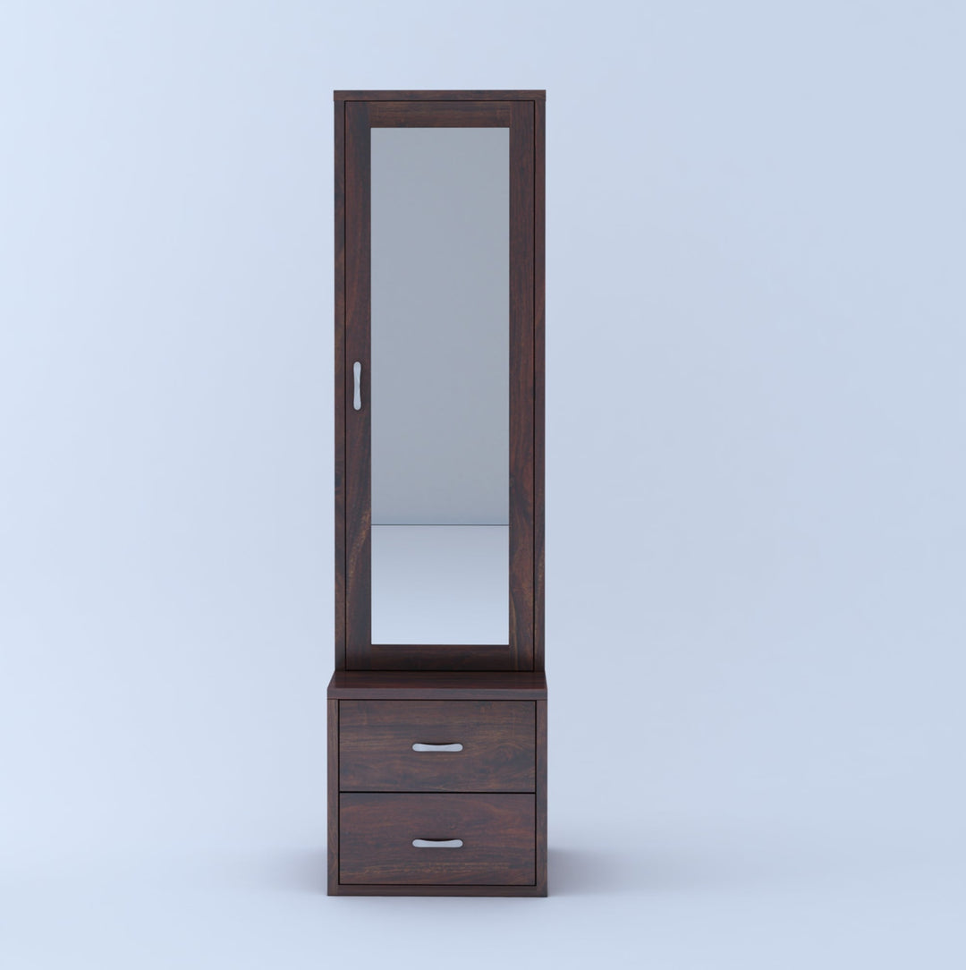 Rosa Solid Sheesham Wood Dressing Table with Cabinet