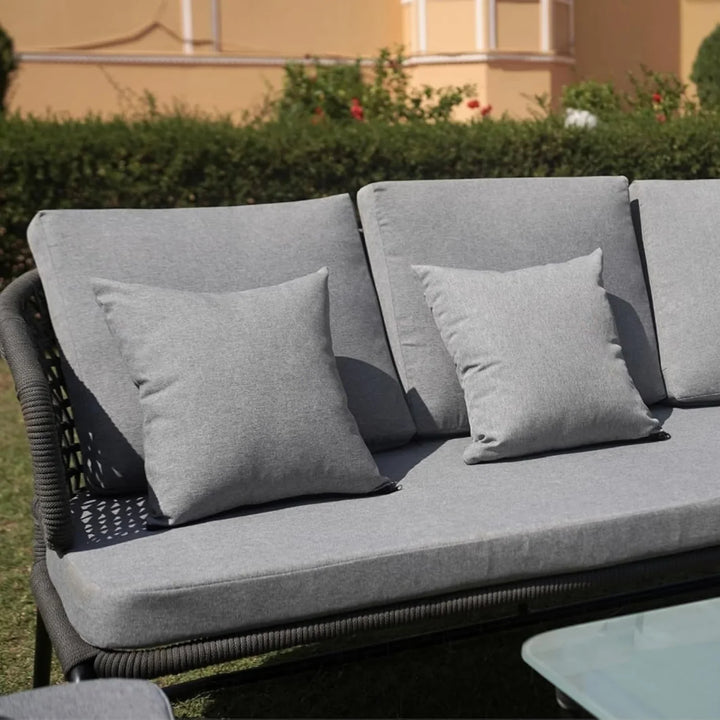 Ishira Outdoor 5 Seater Rope Conversation Sofa Set