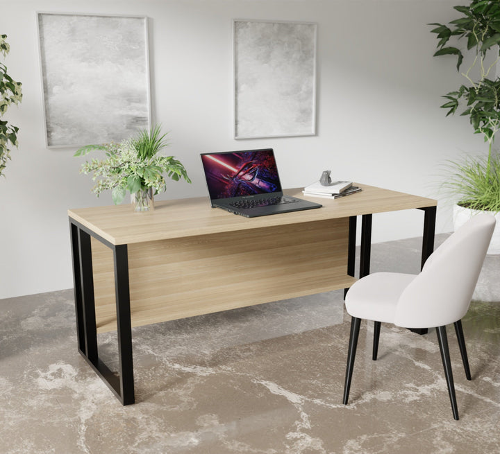 Cosmo Computer Table With Open Storage (Size: 150CMx60CMx75CM) | Computer Table | Study Table for Home