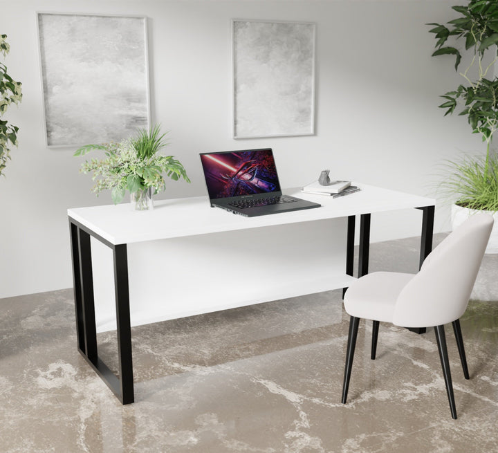 Cosmo Computer Table With Open Storage (Size: 150CMx60CMx75CM) | Computer Table | Study Table for Home