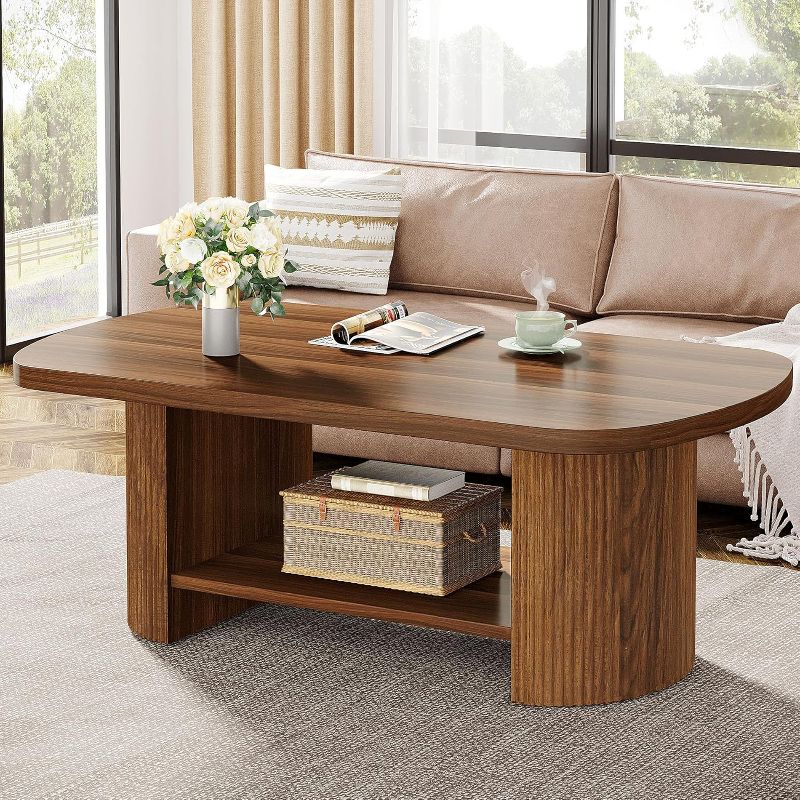 Elizaida Solid Wood Coffee Table for Living Room