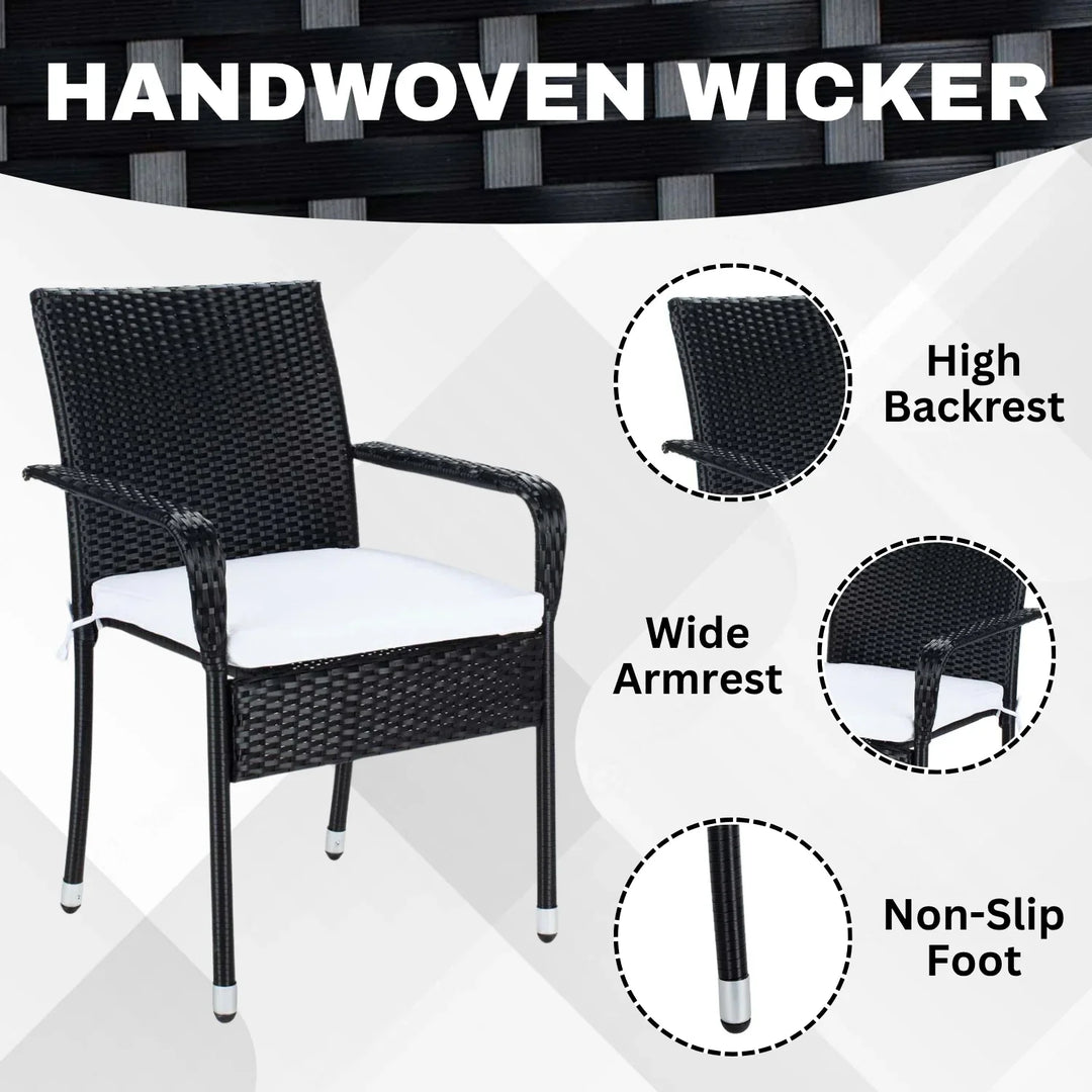 Sana 3-Piece Outdoor Rattan Wicker Patio Set