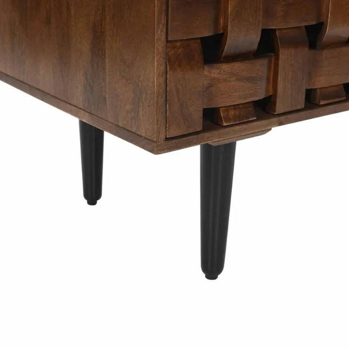 Ángela Woven Wooden 40" Sideboard