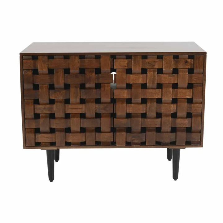 Ángela Woven Wooden 40" Sideboard