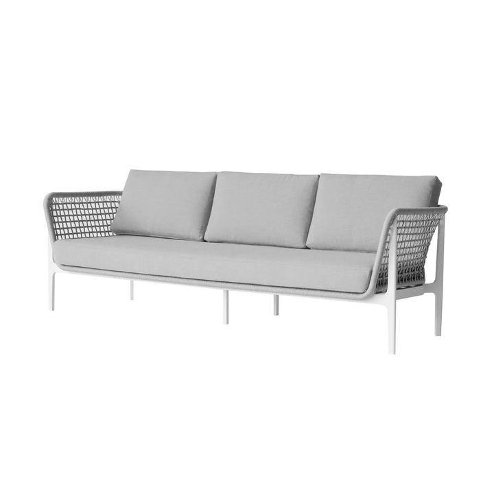 Fadad Outdoor Garden Balcony Sofa Set  2 Seater, 2 Single seater and 1 Center Table Set, Braid & Rope(Grey)