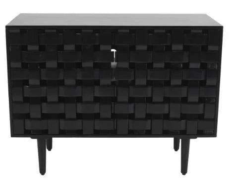 Ángela Woven Wooden 40" Sideboard