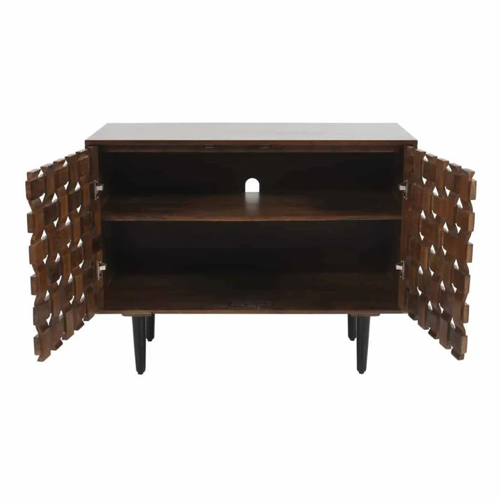 Ángela Woven Wooden 40" Sideboard