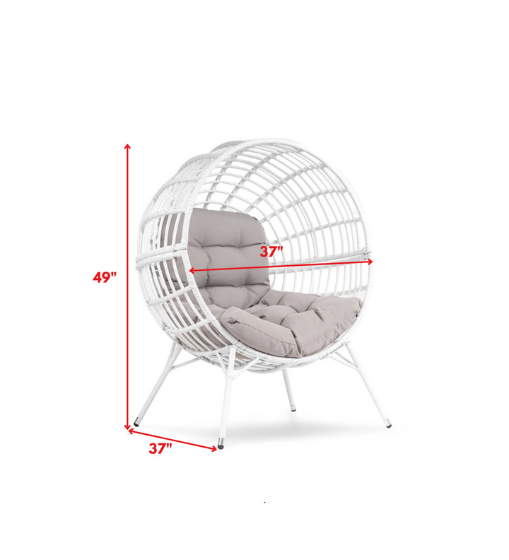 Guzman Single Seater Swing Basket For Balcony & Garden - Swings