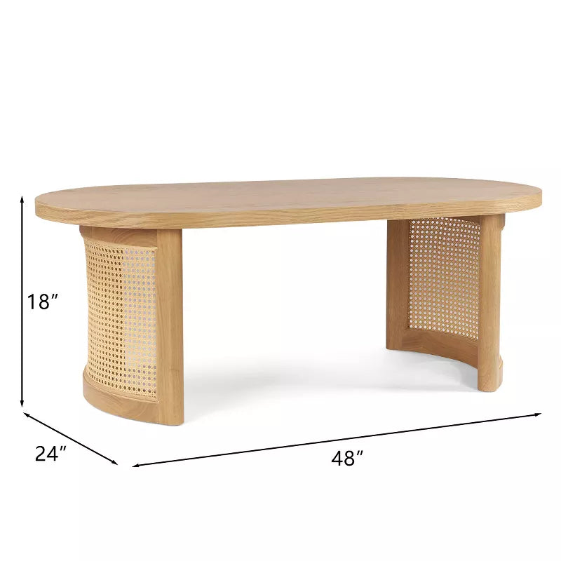 Florina Solid Wood Coffee Table for Living Room