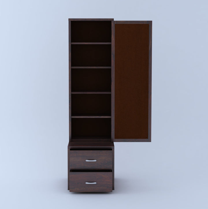 Rosa Solid Sheesham Wood Dressing Table with Cabinet