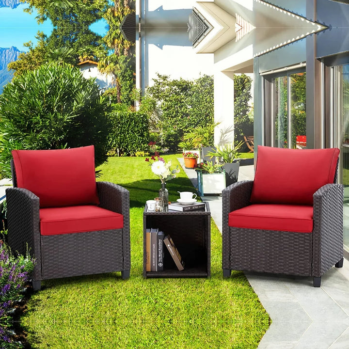 Lucía 3-Piece Outdoor Rattan Wicker Patio Set
