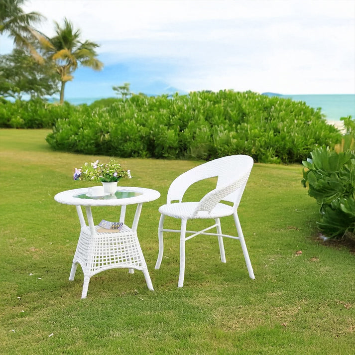 Kennedy 5-Piece Outdoor Rattan Wicker Patio Bistro Set