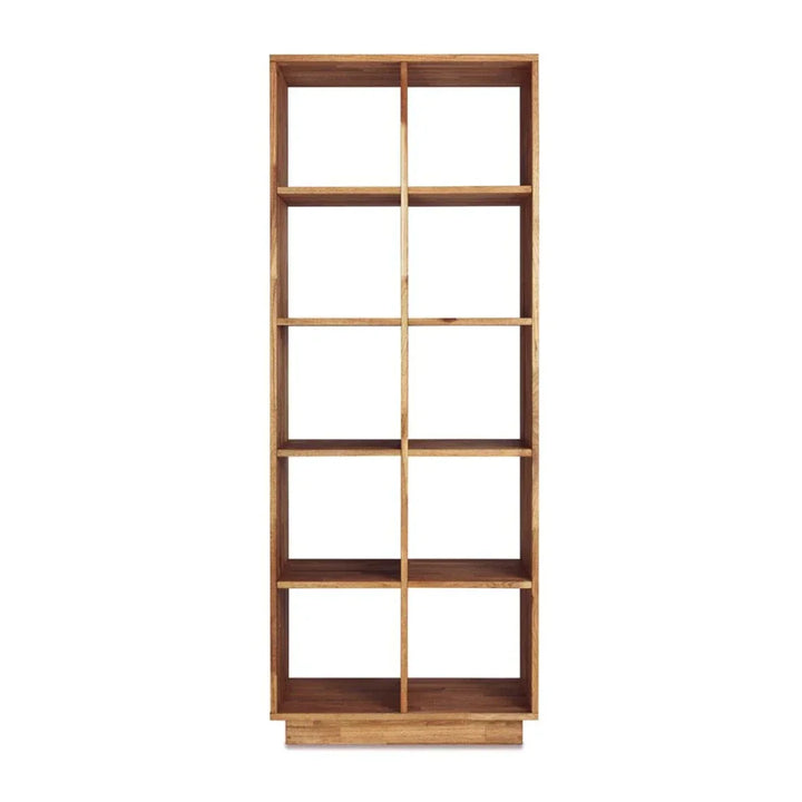 Nismaaya Dapper Oak Wood Bookcase