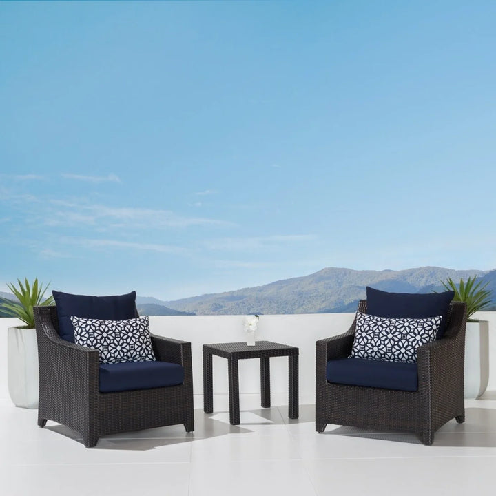 Dolores 3-Piece Outdoor Rattan Wicker Patio Set