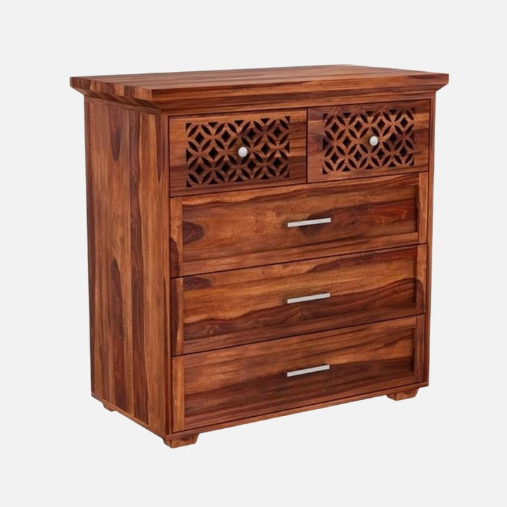 Matilda sheesham wood chest of drawers
