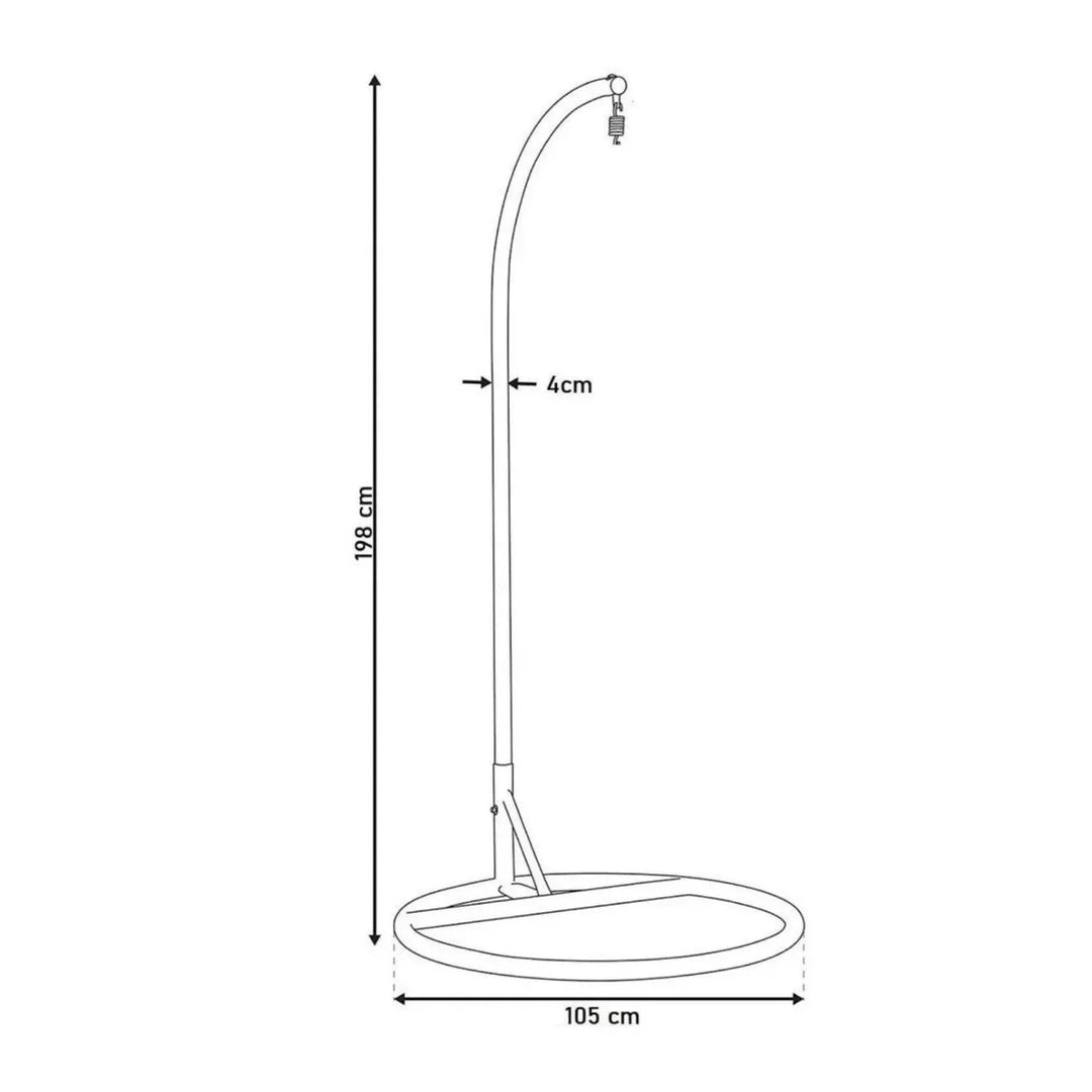 Outdoor Swing and Chair Stand: 200Kg capacity