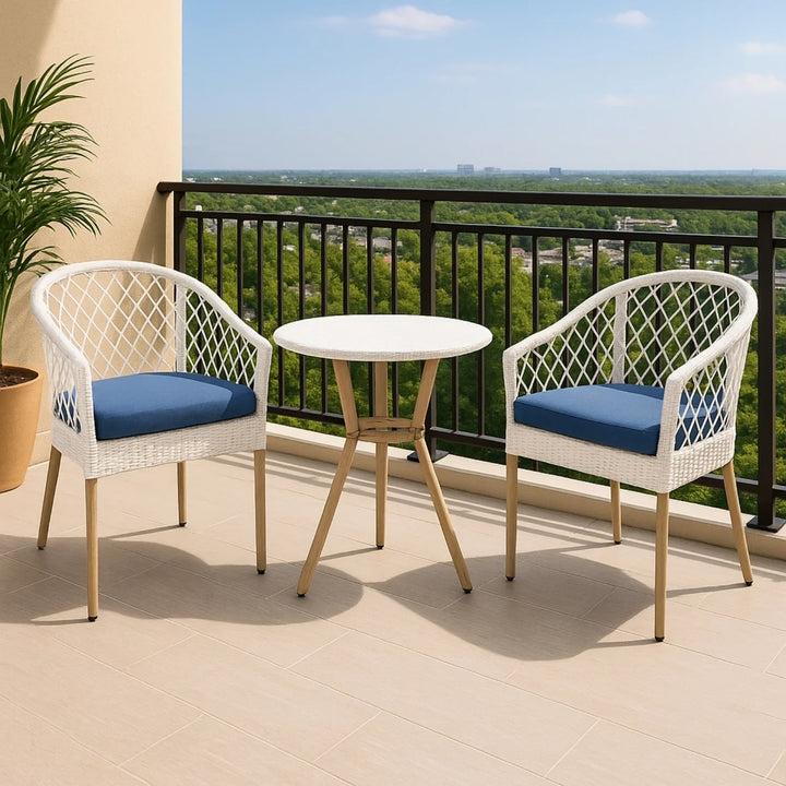 Miyu 3-Piece Outdoor Rattan Wicker Patio Set