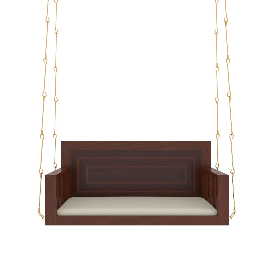 Elina Southern Western Dark Finished Wooden Handmade Swing