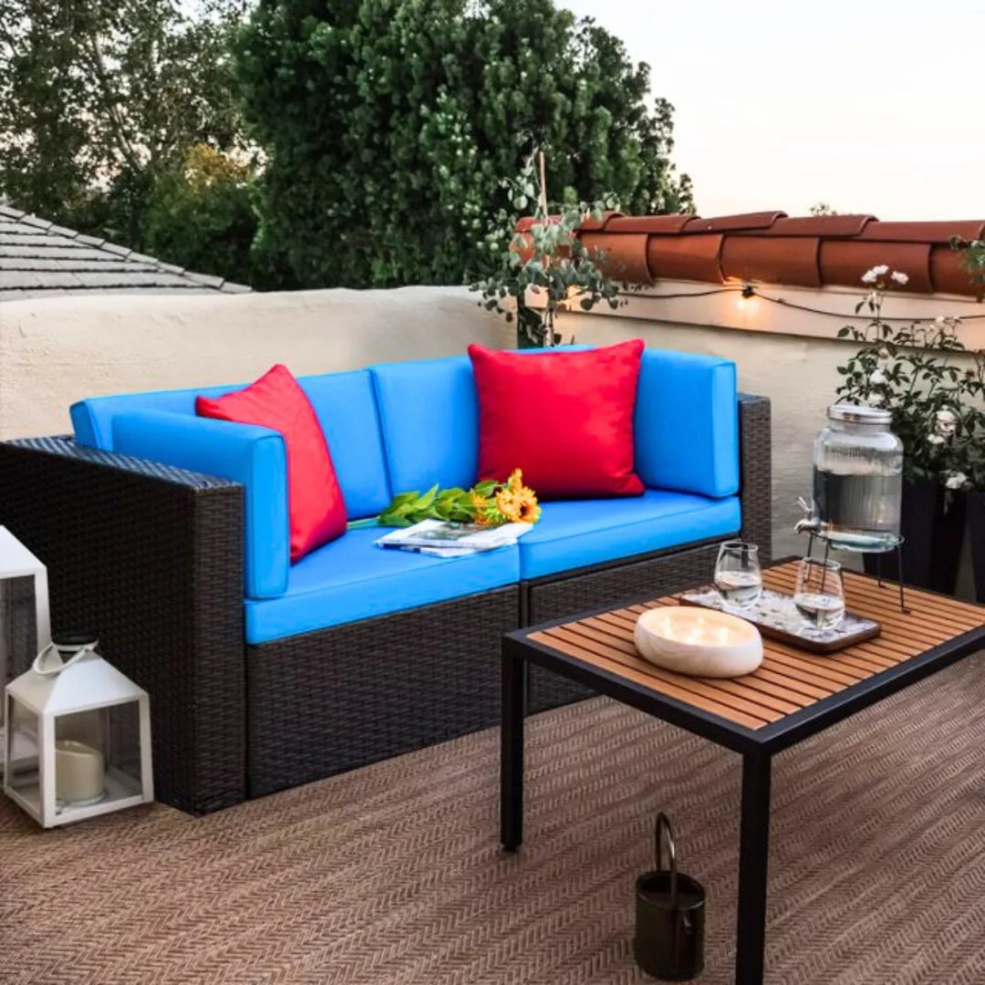 Gaurika Outdoor All-Weather Rattan Wicker Single Seater Sofa