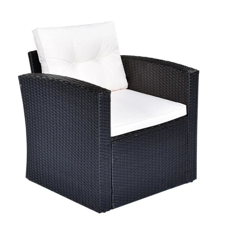 Rosario 6 Piece Outdoor Conversation Set All Weather Wicker Sectional Sofa