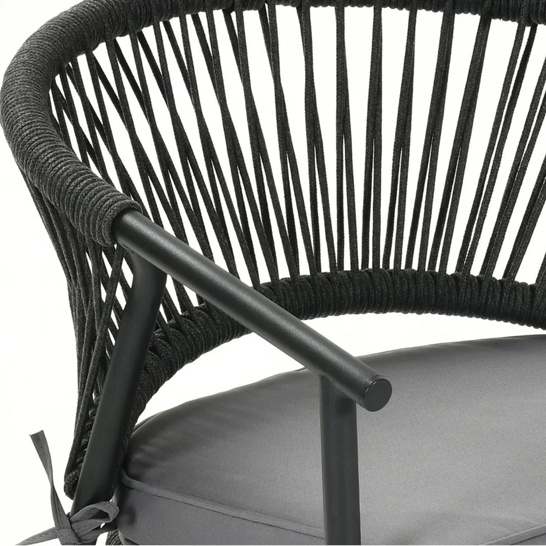 Shiori 4-Piece Outdoor Rope Patio Dining Chairs