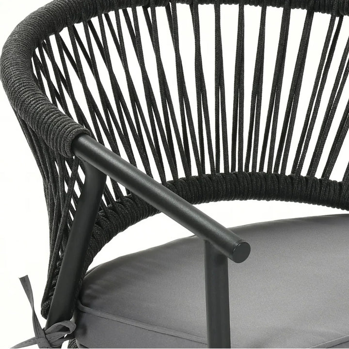 Shiori 4-Piece Outdoor Rope Patio Dining Chairs