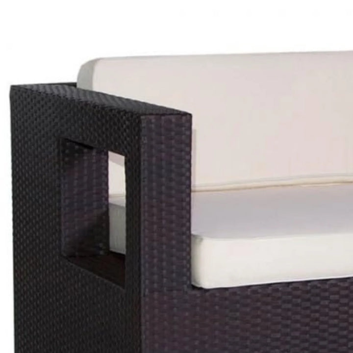 Charita 3-Seater Outdoor Rattan Wicker Patio Sofa