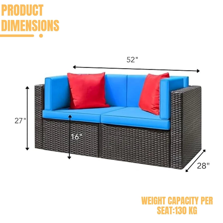 Gaurika Outdoor All-Weather Rattan Wicker Single Seater Sofa