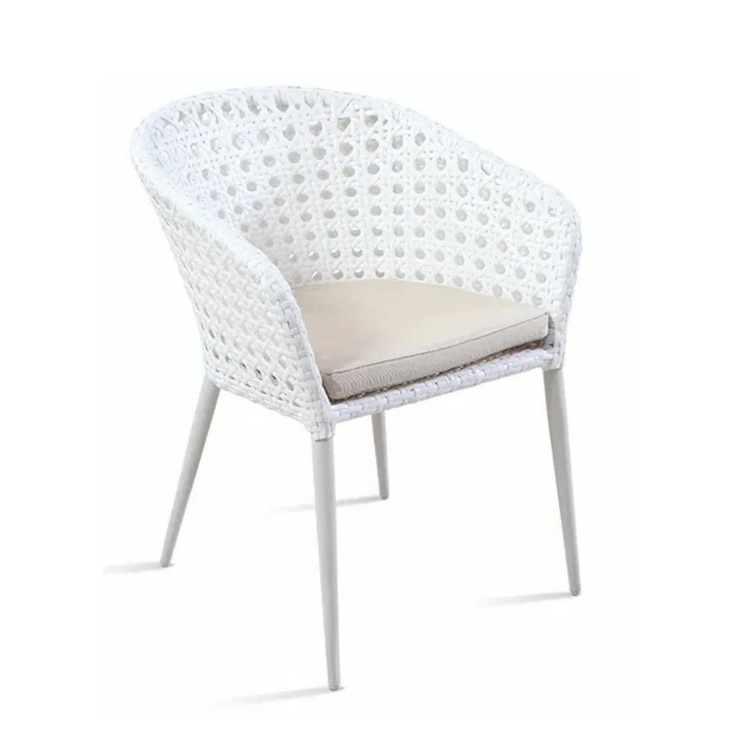 Marisol 5-Piece Outdoor Patio Dining Set With Wicker Chairs & Glass-Top Table