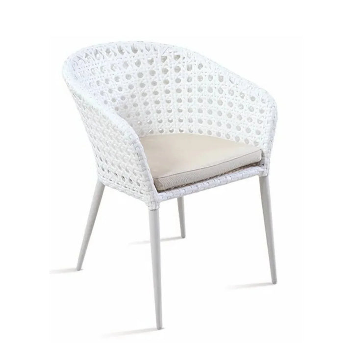 Marisol 5-Piece Outdoor Patio Dining Set With Wicker Chairs & Glass-Top Table