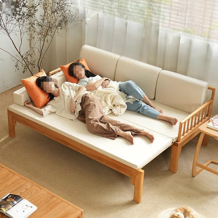 Multifunction Solid Wood Arhat Sofa Bed FURNITURE