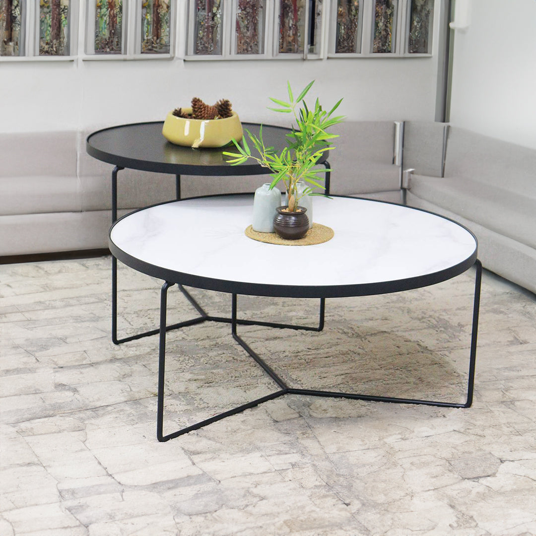 Priya Metal Coffee Table Set Of 2