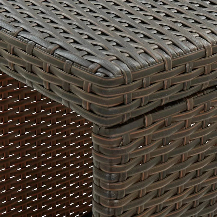 Maravilla Outdoor Rattan Wicker Bar Table with High-Top Design