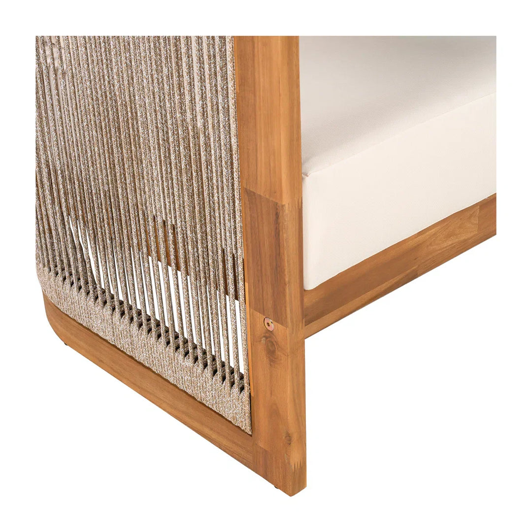 Exano Outdoor Sofa Set 2 Seater, 2 Single seater and 1 Center Table Braided & Rope