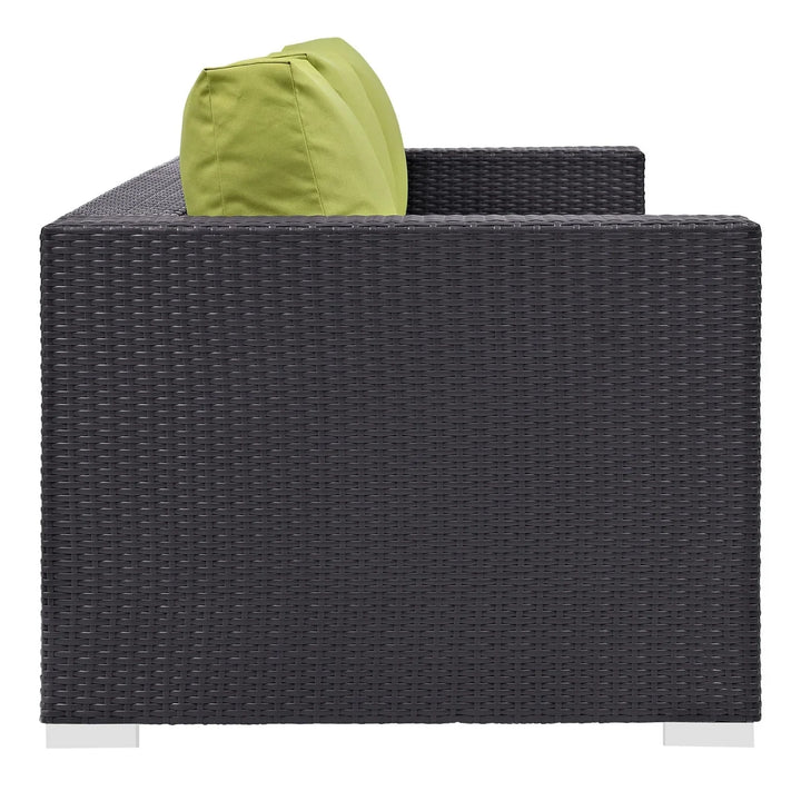 Tamara Outdoor All-Weather Wicker 3-Seater Sofa