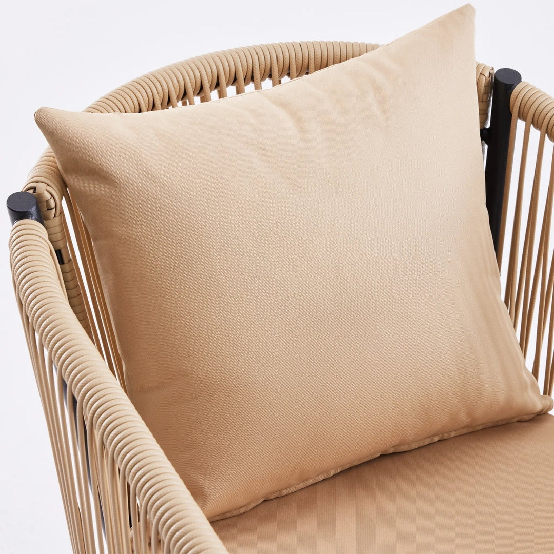 Lian 2-Piece Outdoor Rope Patio Dining Chairs