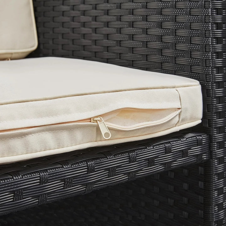 Tavisha 9-Piece Outdoor Patio Rattan Dining Set