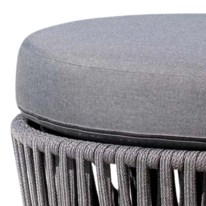 Ishvika Round Outdoor Rope Footstool
