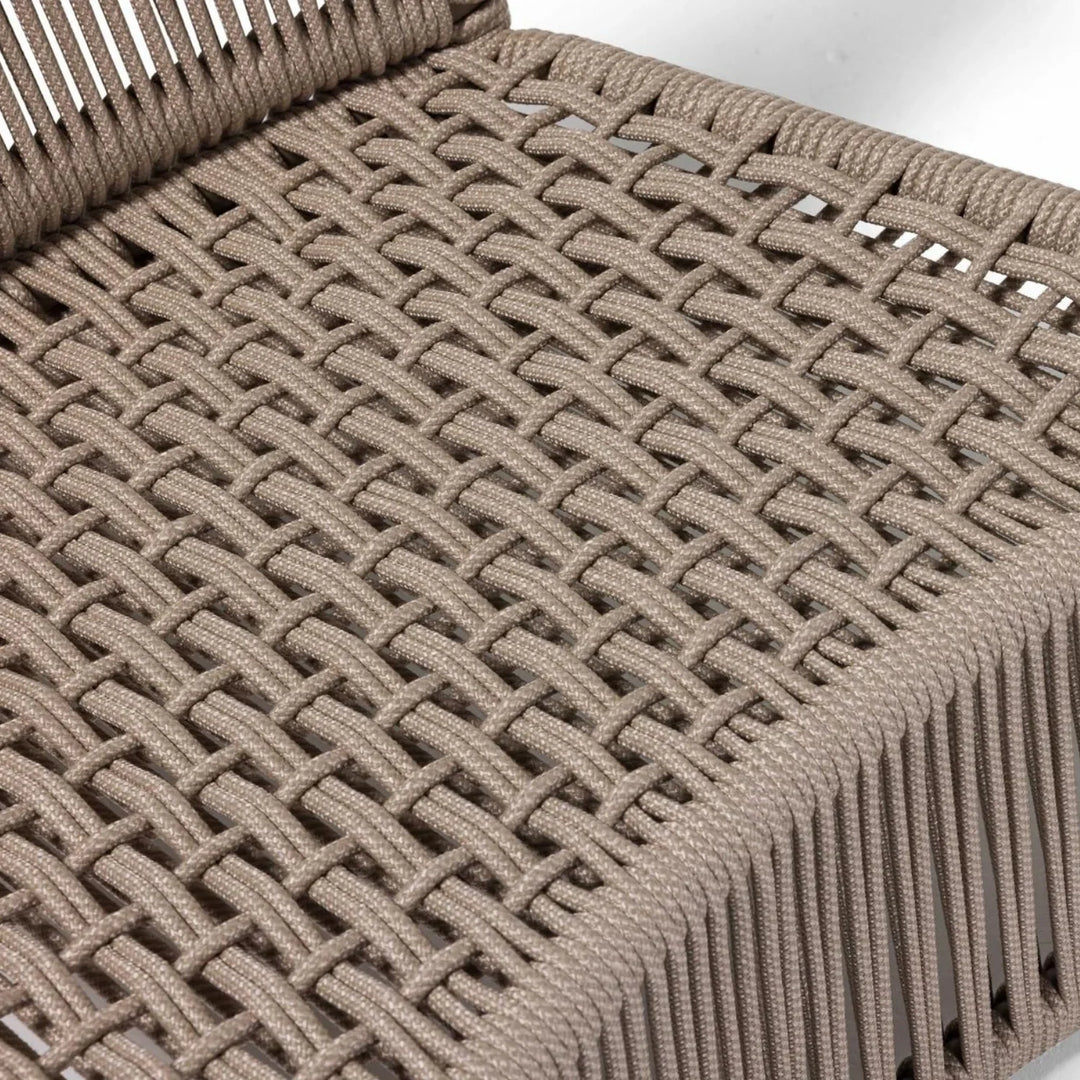 Liliana 3-Piece Outdoor Beige Rope Patio Set