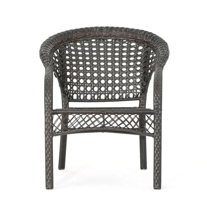 Thalia 7-Piece Outdoor Rattan Wicker Dining Table Set